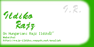 ildiko rajz business card